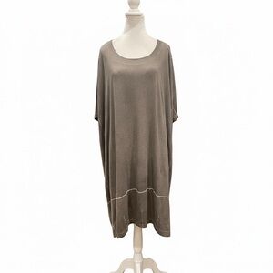 Asli Oversized Viscose Linen Tunic Dress M/L Minimalist